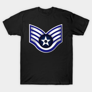 USAF - Staff Sergeant (E5) - No Text T-Shirt